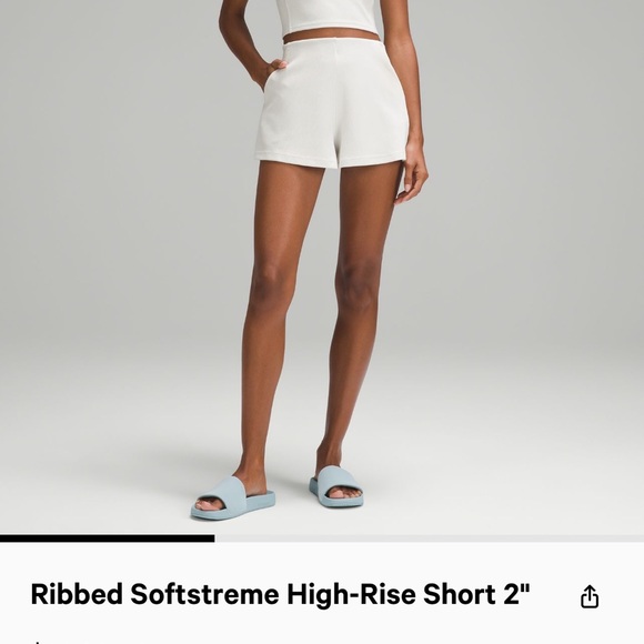 NWOT Ribbed Softstreme High-Rise Short 2" size 10
Black color - Picture 5 of 8